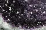 Wide, Purple Amethyst Geode - Uruguay #124105-2